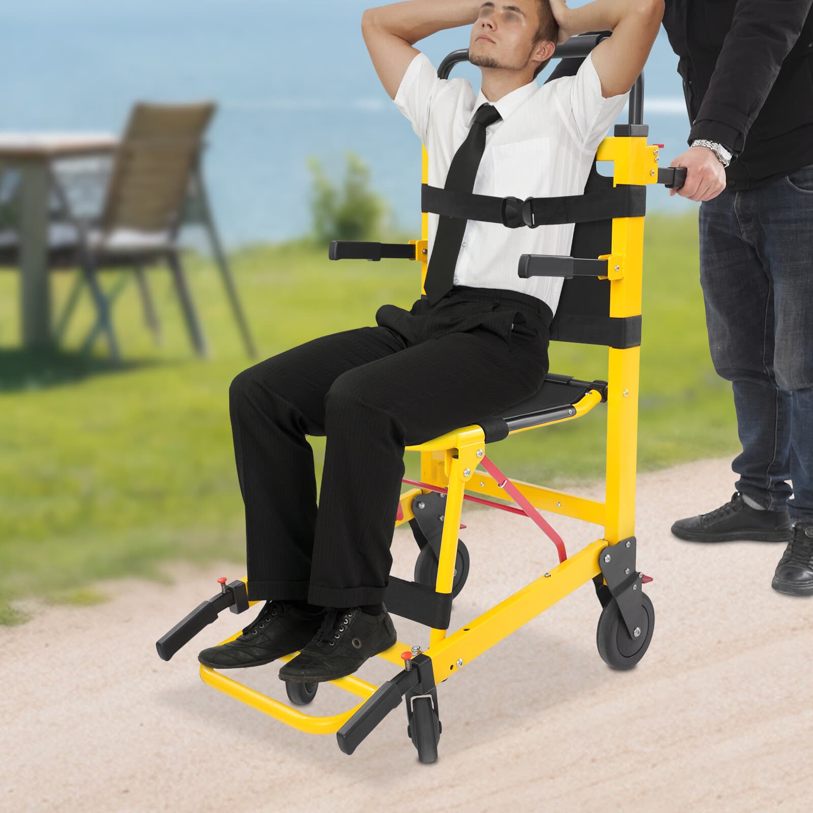 Mobility Chair Medical Emergency Patient Transfer Chair Evacuation Chair 180kg 3