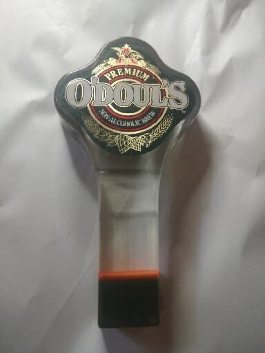 ODOUL'S ANHEUSER-BUSCH NON-ALCOHOLIC ACRYLIC BEER TAP HANDLE