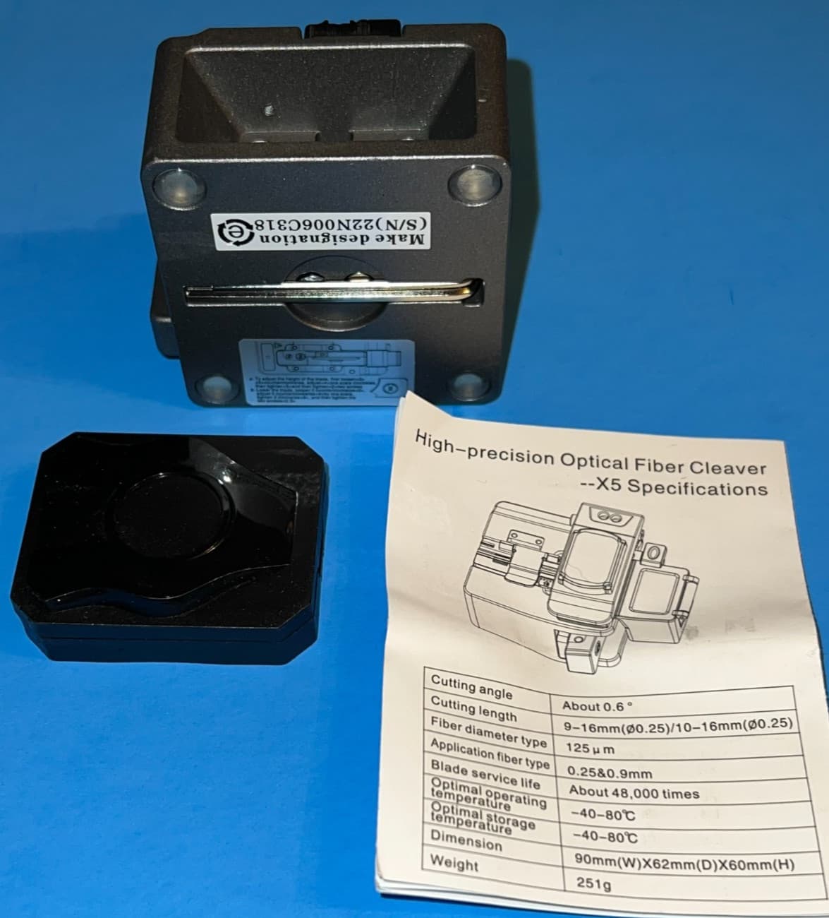 Optical Fiber Cleaver X5 Cutting Tool & Signal Fire Optical Fiber Stripper Tool 4