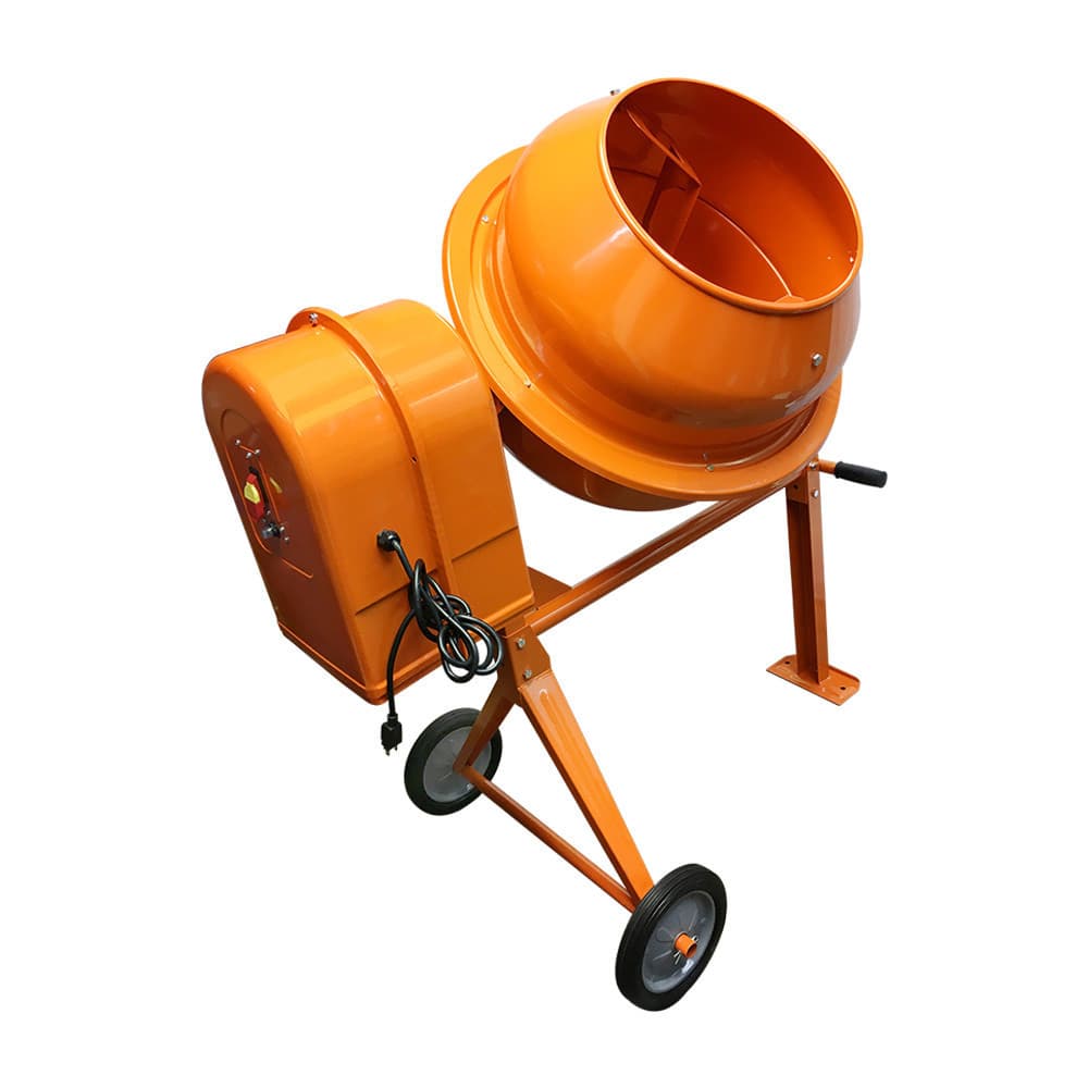 HD Portable Electric 3-1/2 Cubic Feet Steel Concrete Cement Mixer Contractor 2