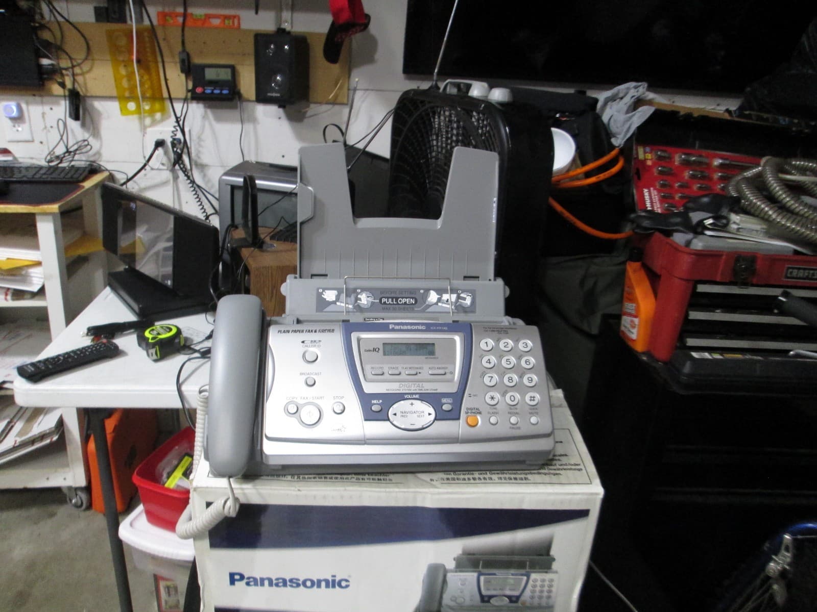 Panasonic KX-FP145 Fax Copier Caller ID Answering Machine.  Tested Works Good