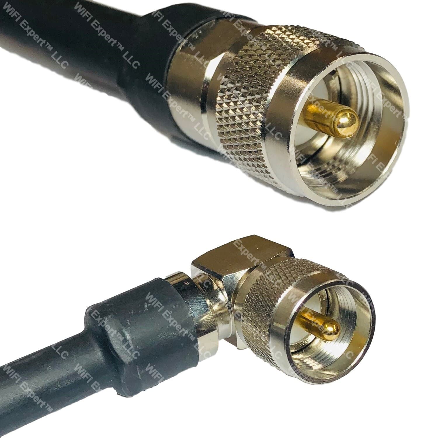 LMR400 PL259 UHF Male to UHF MALE ANGLE Coaxial RF Cable USA-Ship Lot
