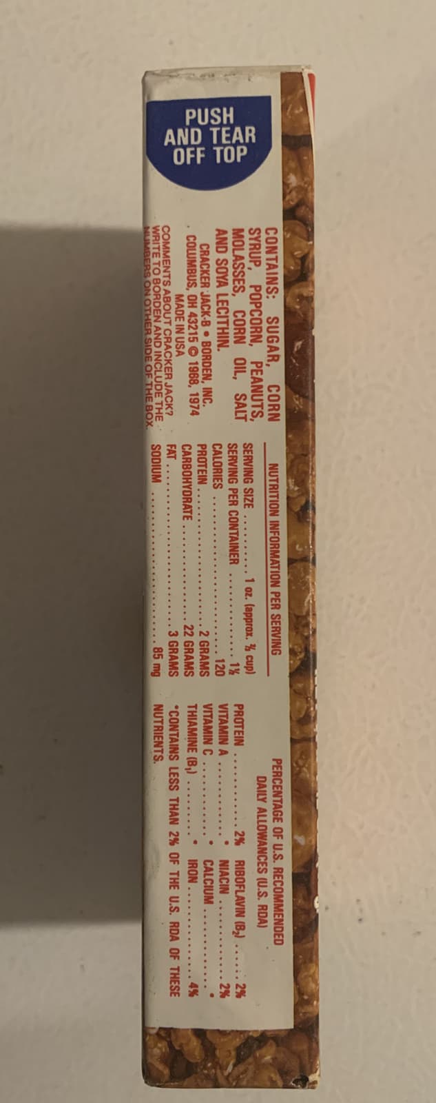 Vintage 1980-90s Box Of Cracker Jack Topps Baseball Card NOS Full Unopened 4