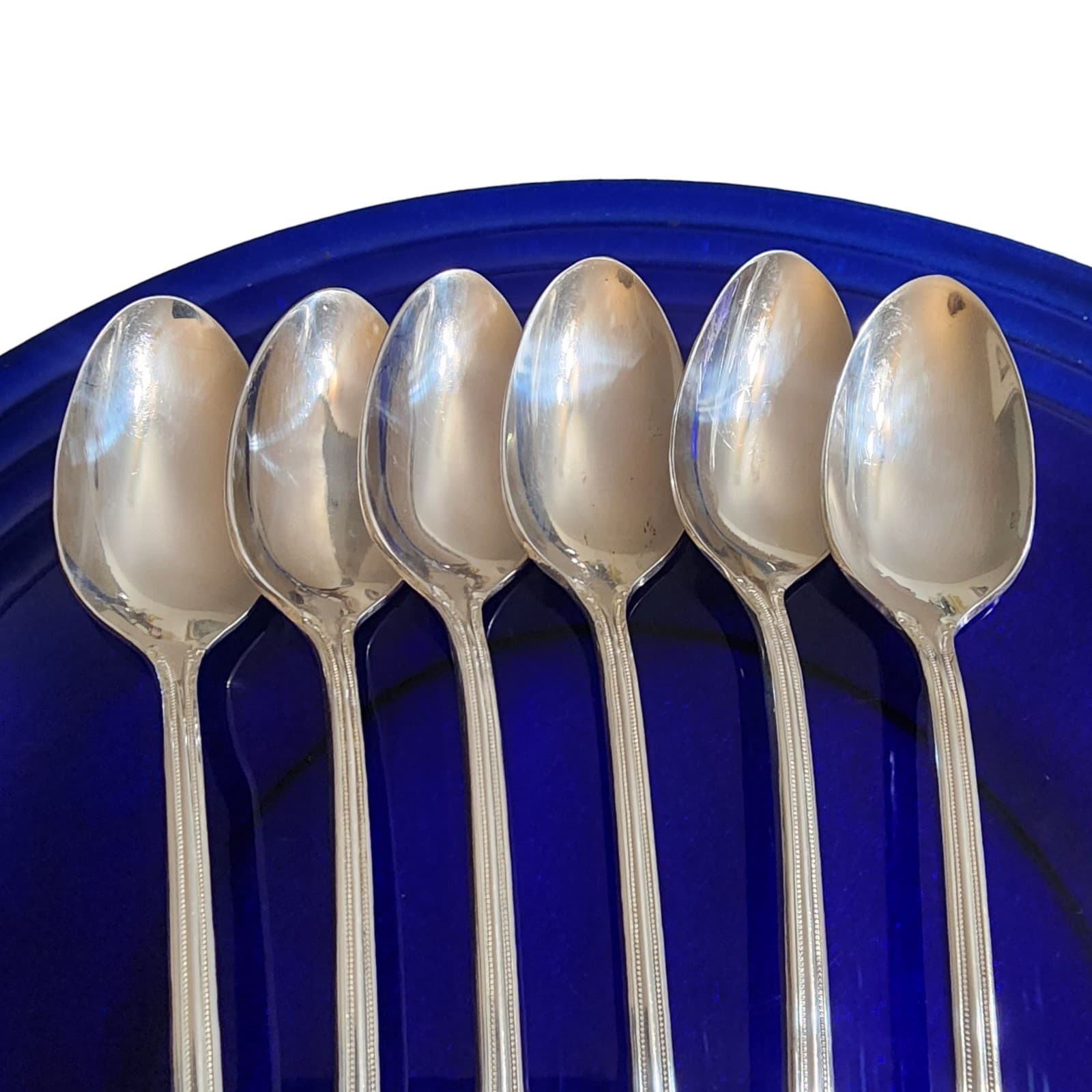 6 Rogers Bros 1847 REMEMBRANCE SilverPlate Ice TEA Spoons Iced Excellent  3