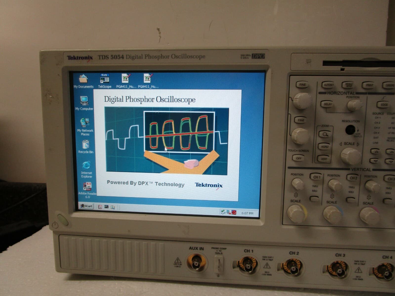 Tektronix TDS 5054 Digital Phosphor Oscilloscope with Option 2M 2A