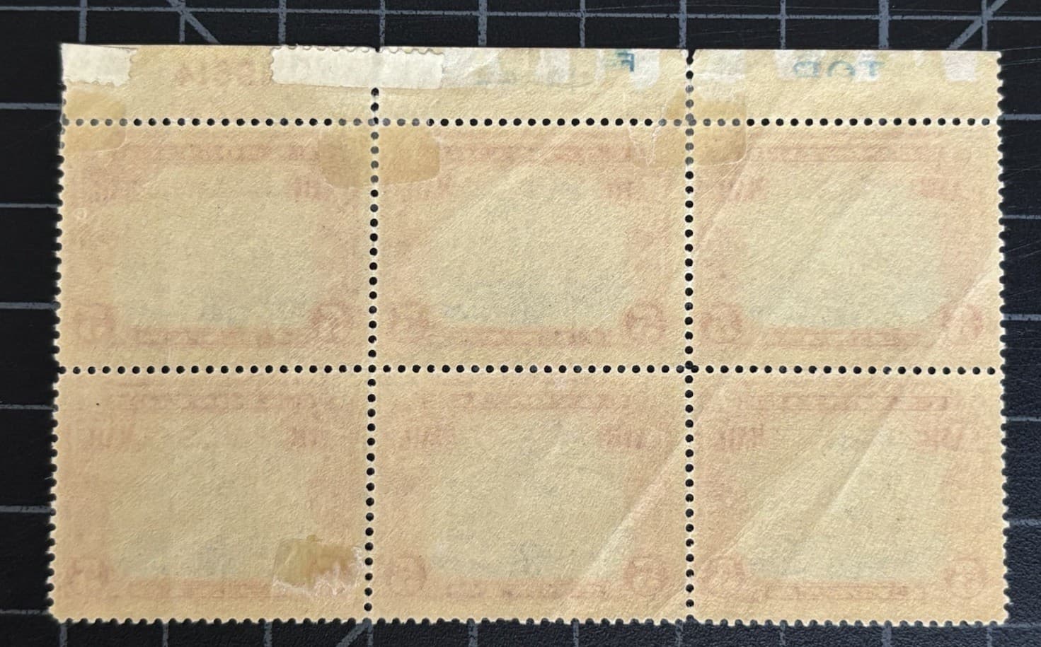 US Stamps - SC# C11 - MOGH - Reinforced - Gum Crease - PB Of 6 - SCV = $42.00 2