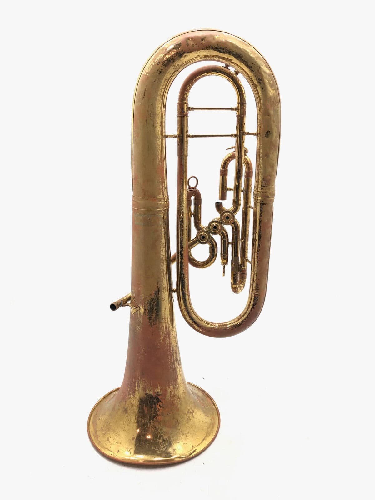 King Musical Instruments 628 Brass 3-Valve Euphonium w Case, No Mouthpiece 6