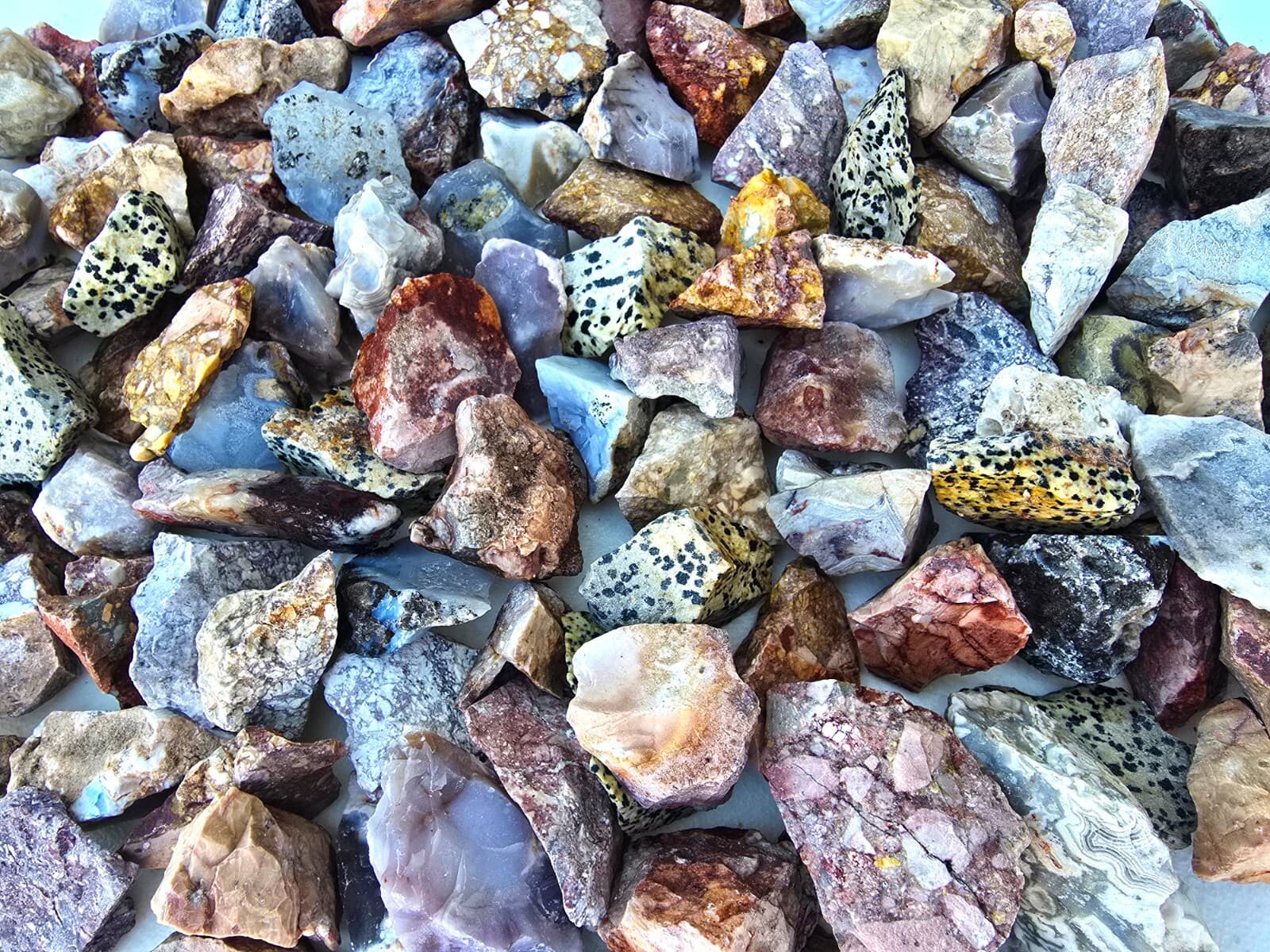 Mexico Crystals Mix Raw Rough Stones Bulk Lot for Tumbling Healing Collecting 3