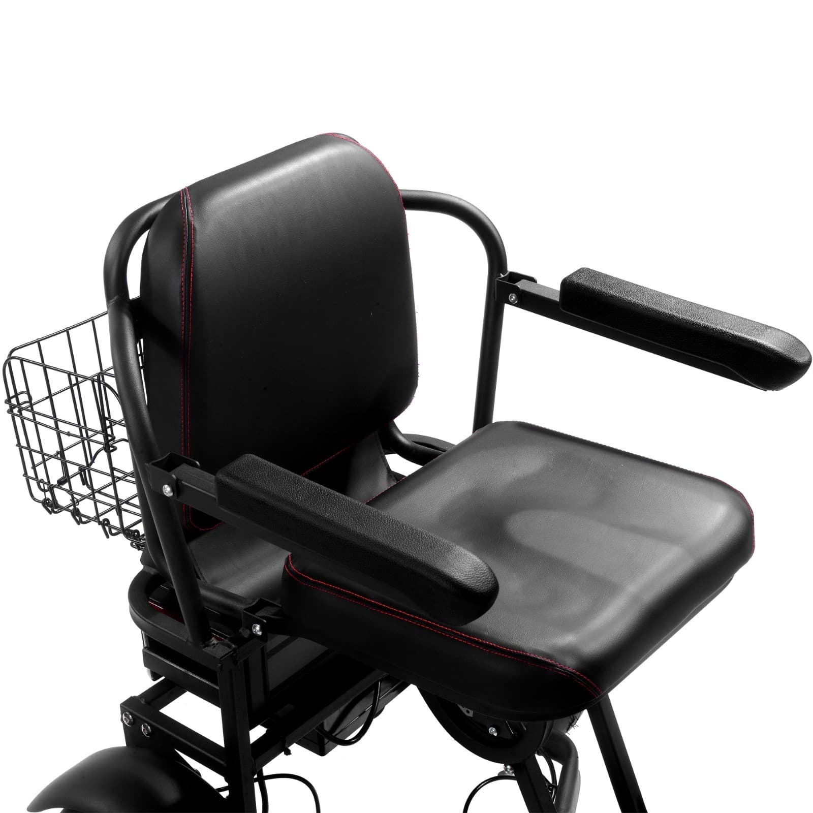 MotoTec Folding Mobility Electric Trike 48v 1000w Dual Motor Lithium Black 5