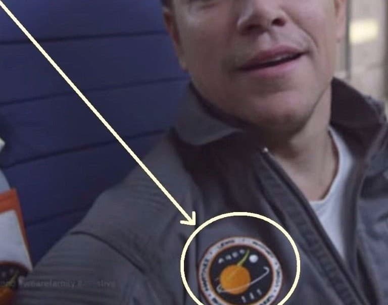 2015 MOVIE PROP "The Martian" NASA SPACE EXPLORATION INSIGNIA (burdock-vêlkrö)