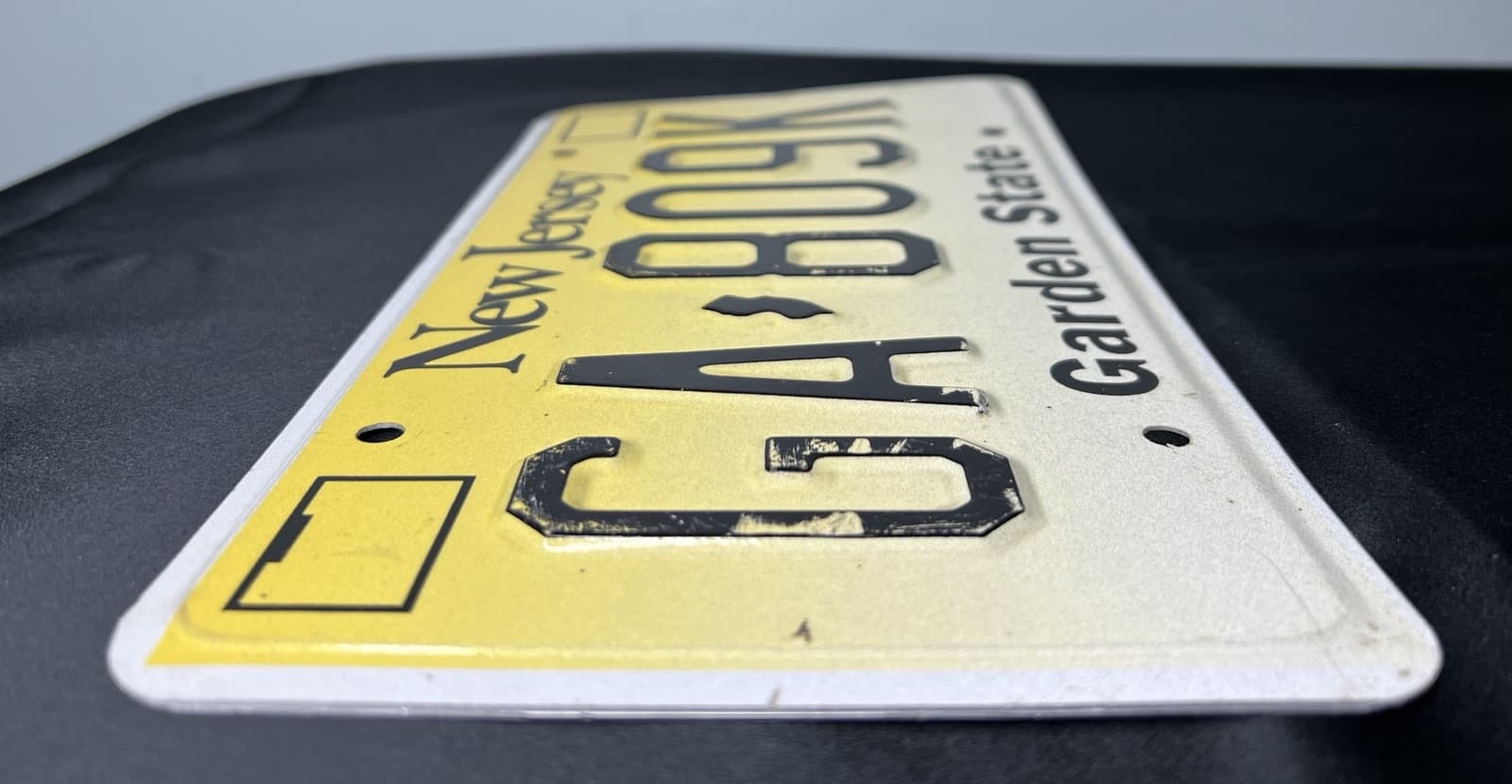 New Jersey Garden State Yellow License Plate #GA-809K NJ Local Home Decor Craft 5