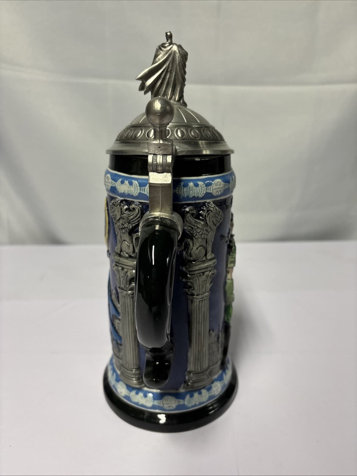 SUPER RARE Batman Raised Relief Limited Edition Collectible Beer Stein GERMANY 3