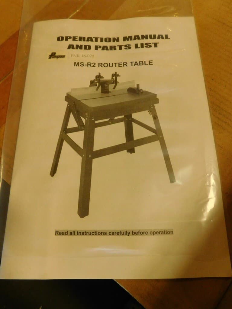 MS-R2 Router Table 26" X 20" X 34" 45 Degree Tilt 3/4HP to 5HP MS-R2 6