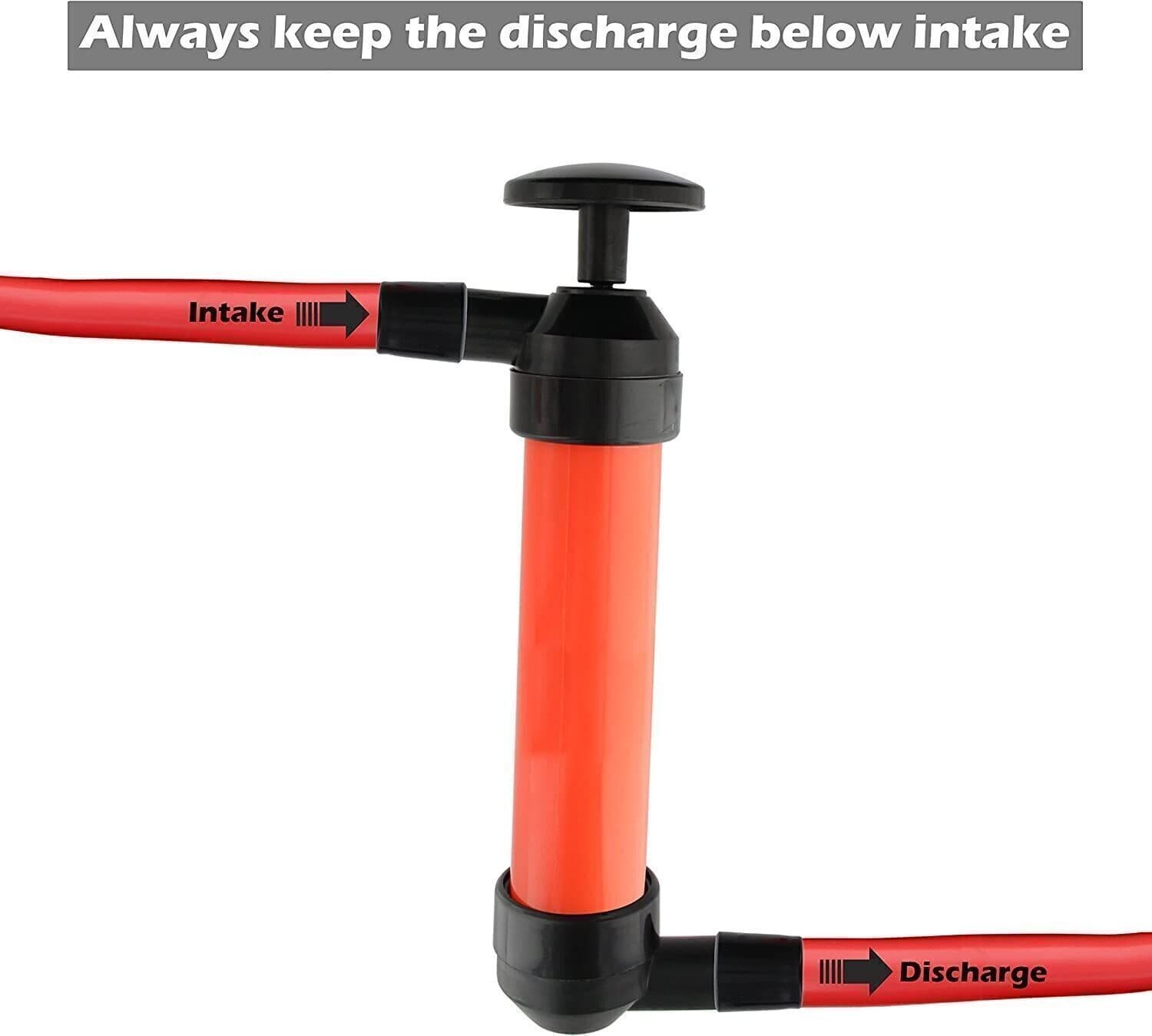 Multi-Use Liquid Transfer Siphon Hand Pump For Fuel Diesel Oil Kerosene Water 4