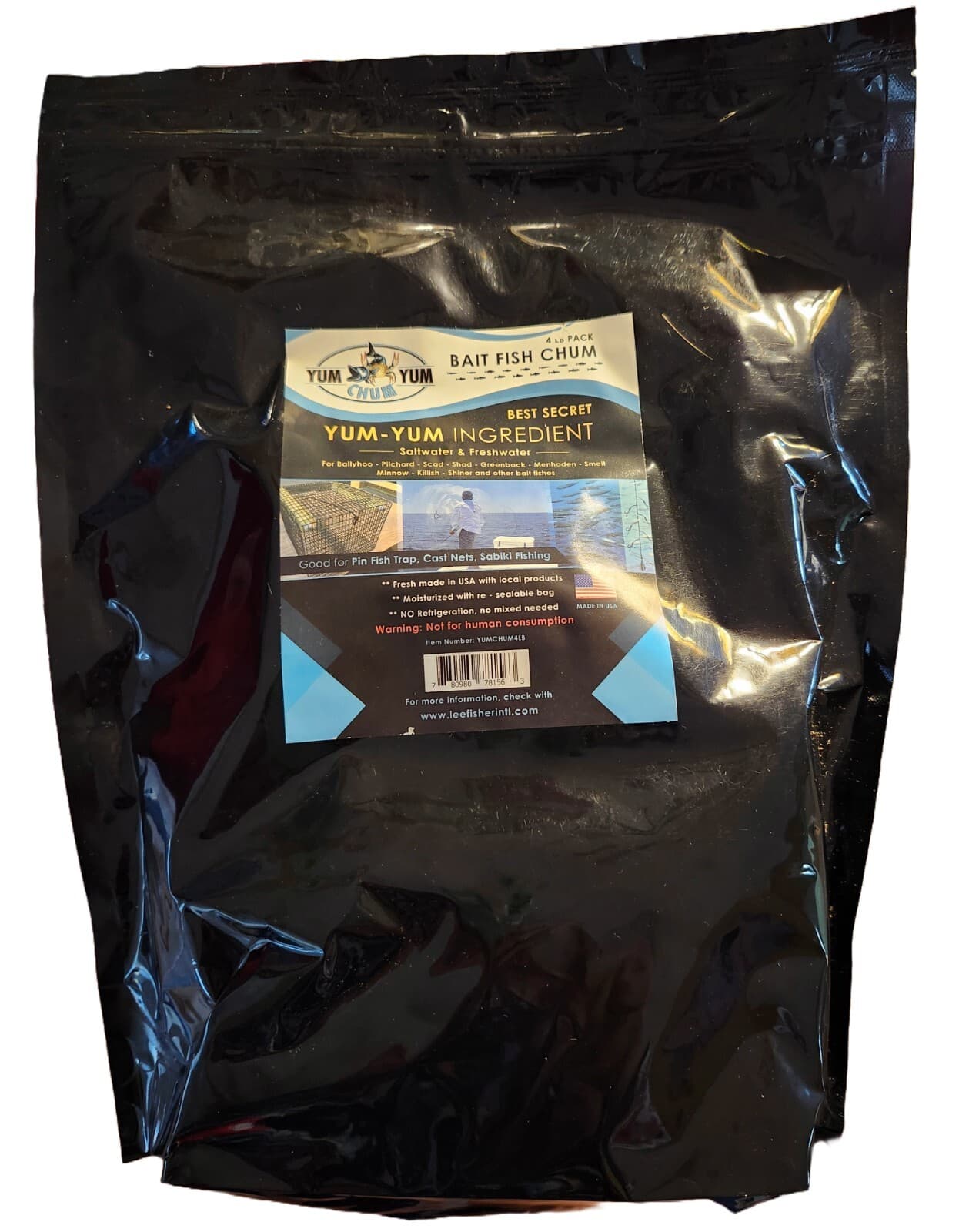 Lee Fisher Yum Yum Fish Chum - 4 pounds