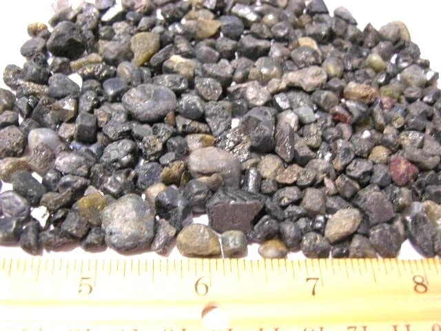 Sapphire crystal untreated mixed grade mine rough 1/4 pound 50+ pieces 5