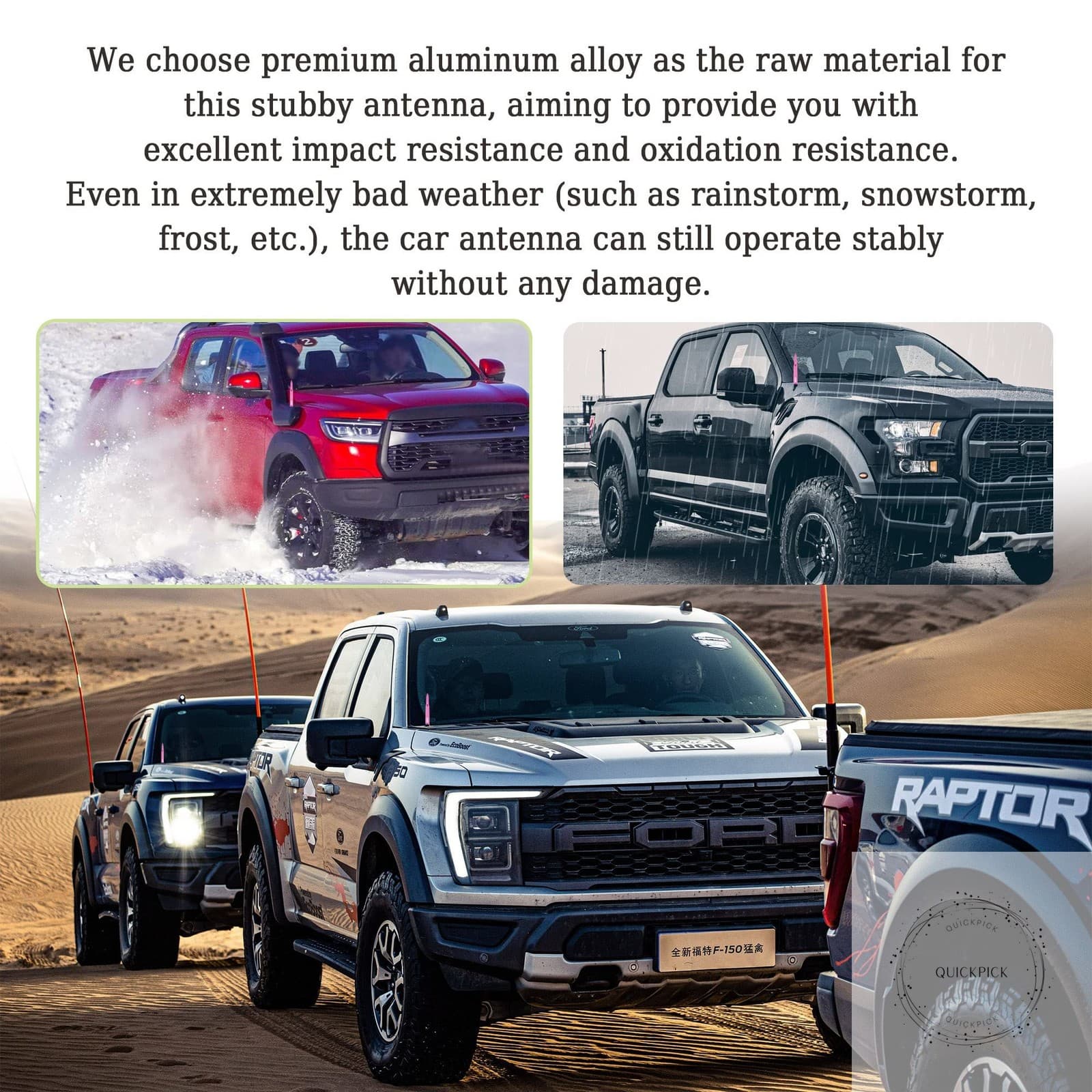 Car Bullet Antenna,Truck Exterior Decoration Accessories Car Vehicle Replacement 6