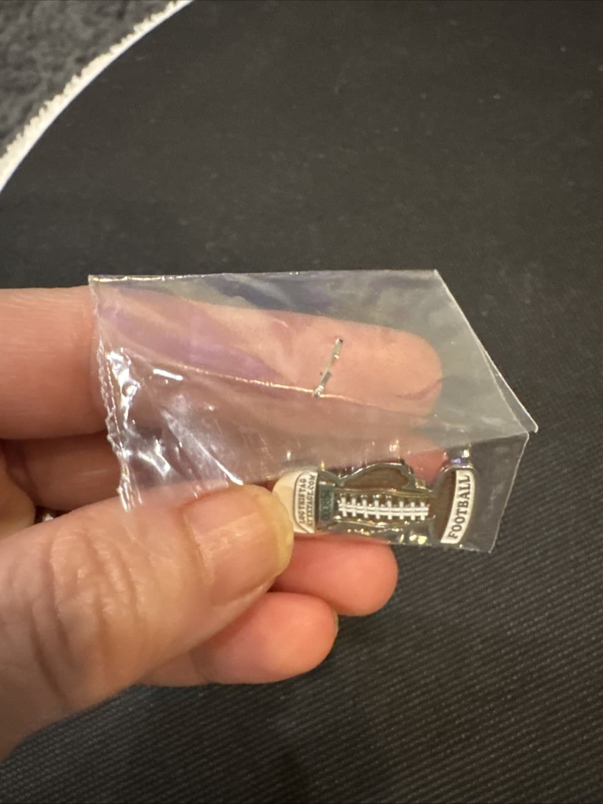 Early mini football shaped Pathtag - Miami Dolphins  5