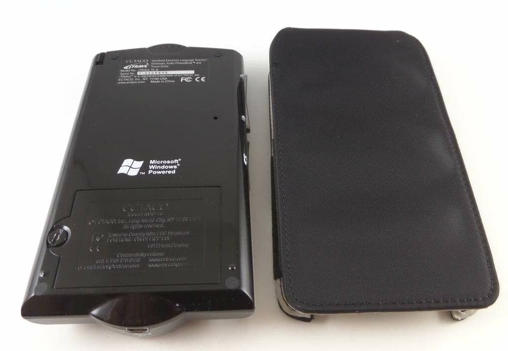 ECTACO iTravl TL-6 Handheld Electronic Language Teacher Replacement Unit & Case 2