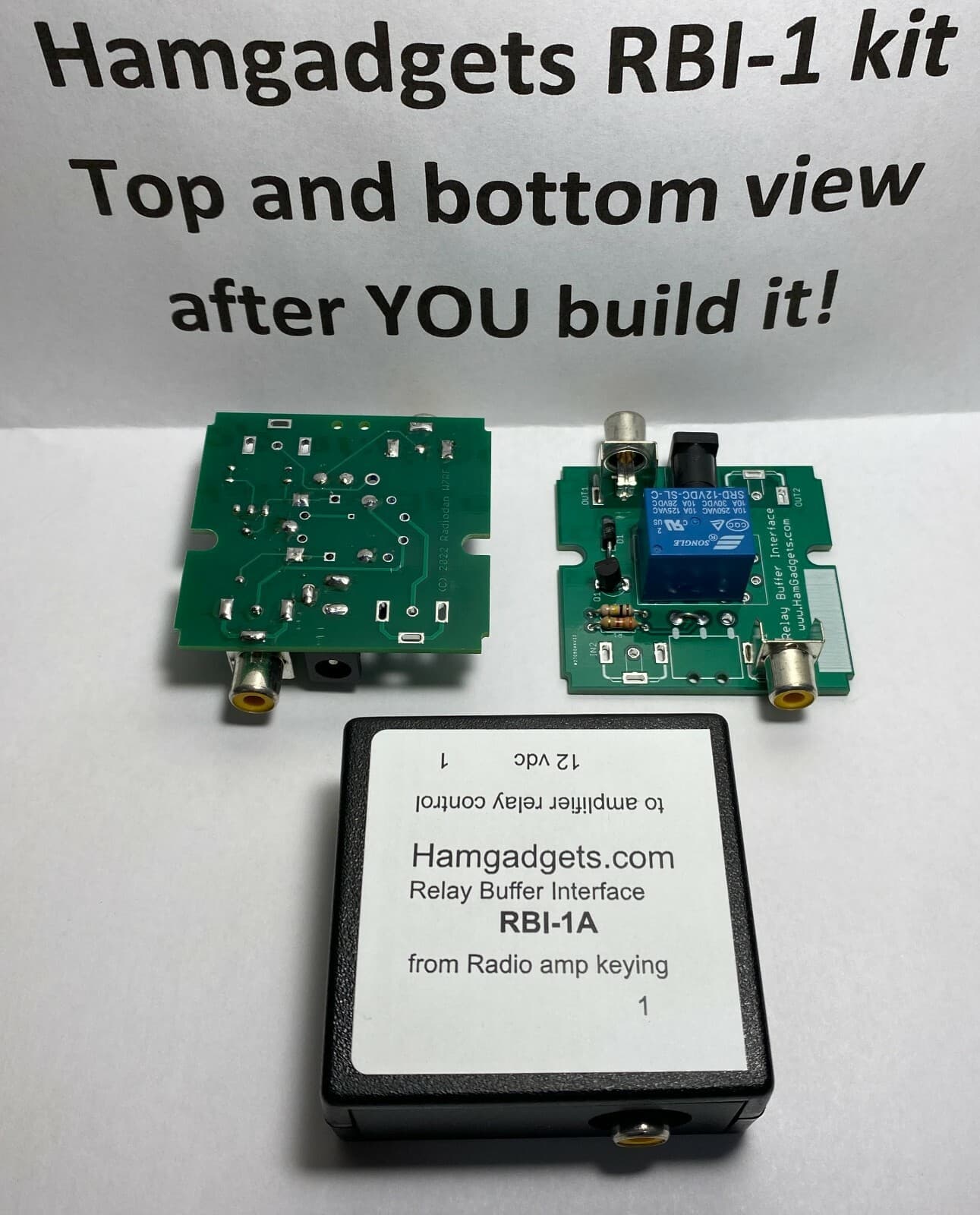 Amplifier keying relay buffer amateur radio interface RBI-1A, - YOU build KIT - 2