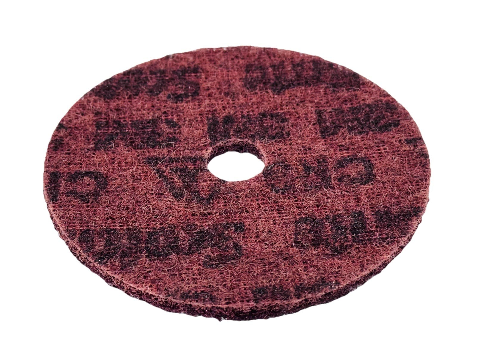 100 Scotch-Brite 4” x 5/8" Coarse Hook Loop Precision Surface Conditioning Disc 3