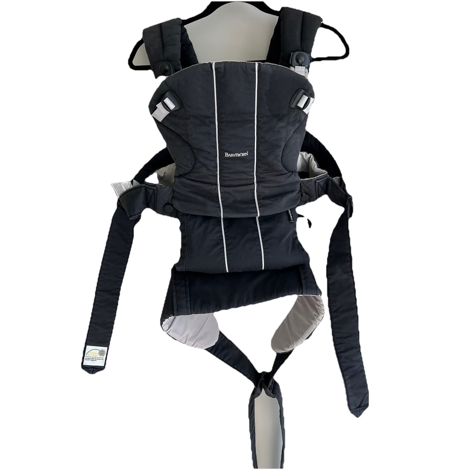 Baby Bjorn Harmony Adjustable Baby Carrier Organic Cotton Black Purple