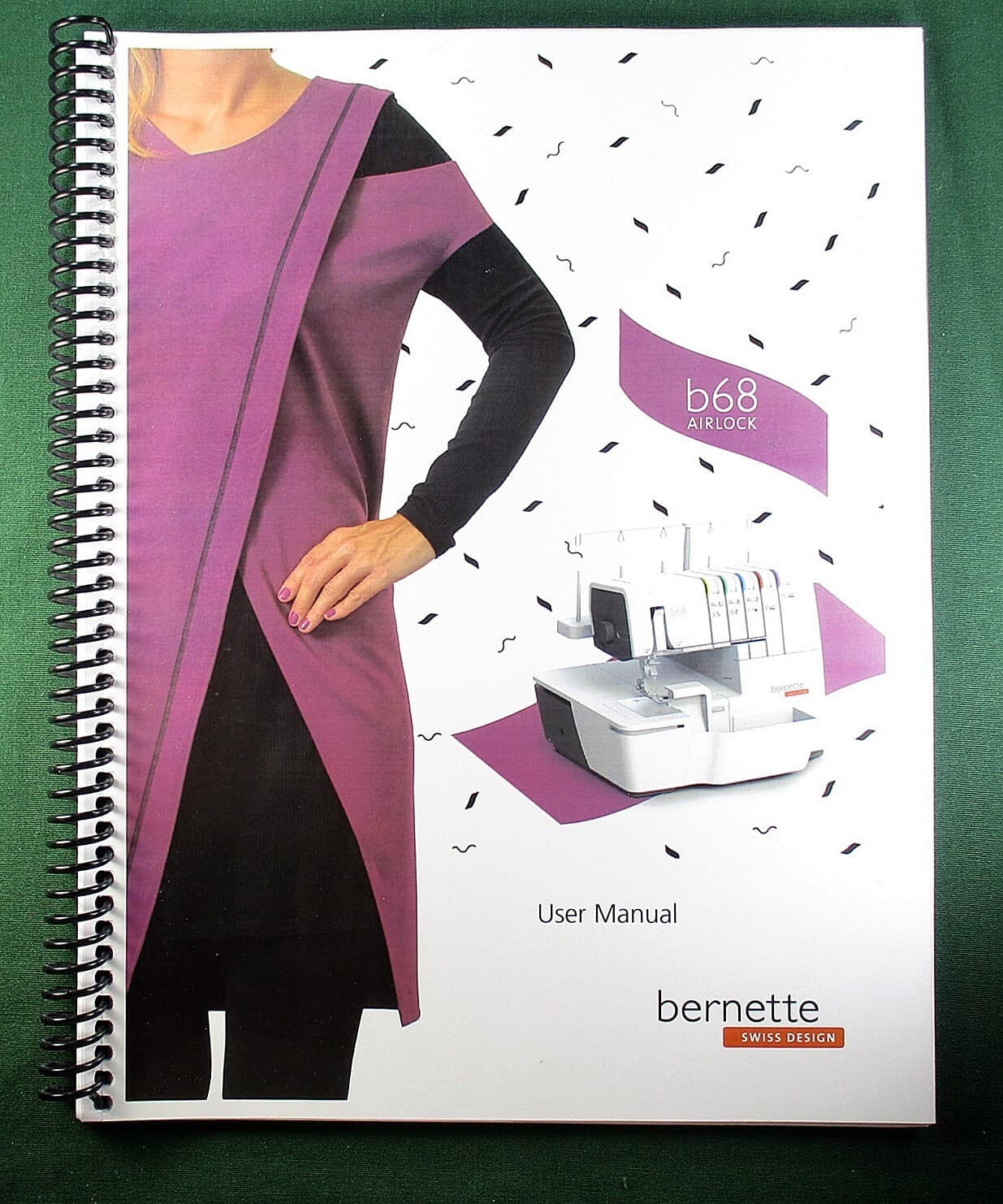 Bernette b68 Instruction Manual: Full Color & Protective Covers!