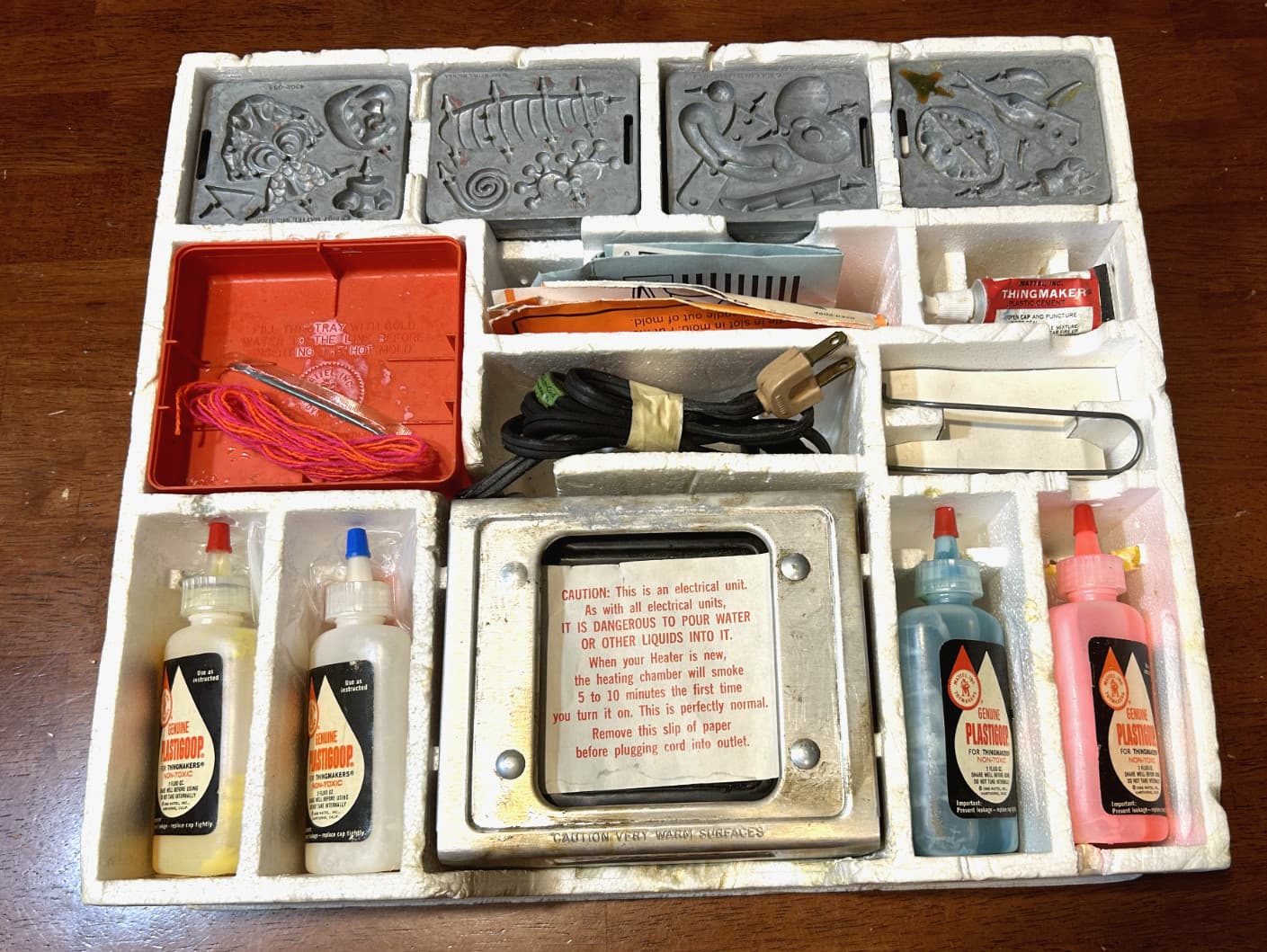 Vintage Mattel THINGMAKER MINI DRAGONS - COMPLETE  W/GOOP & WORKING! 2