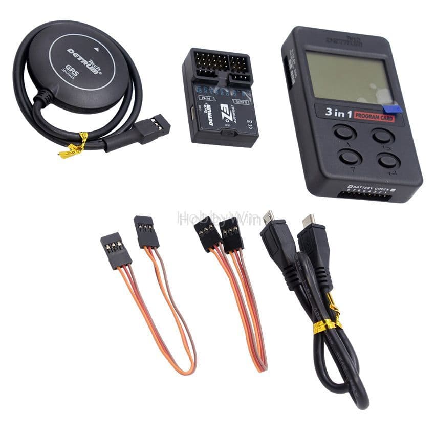 Detrum Z3 Lite Flight Controller GPS & Program Card for Electric RC Airplanes 5