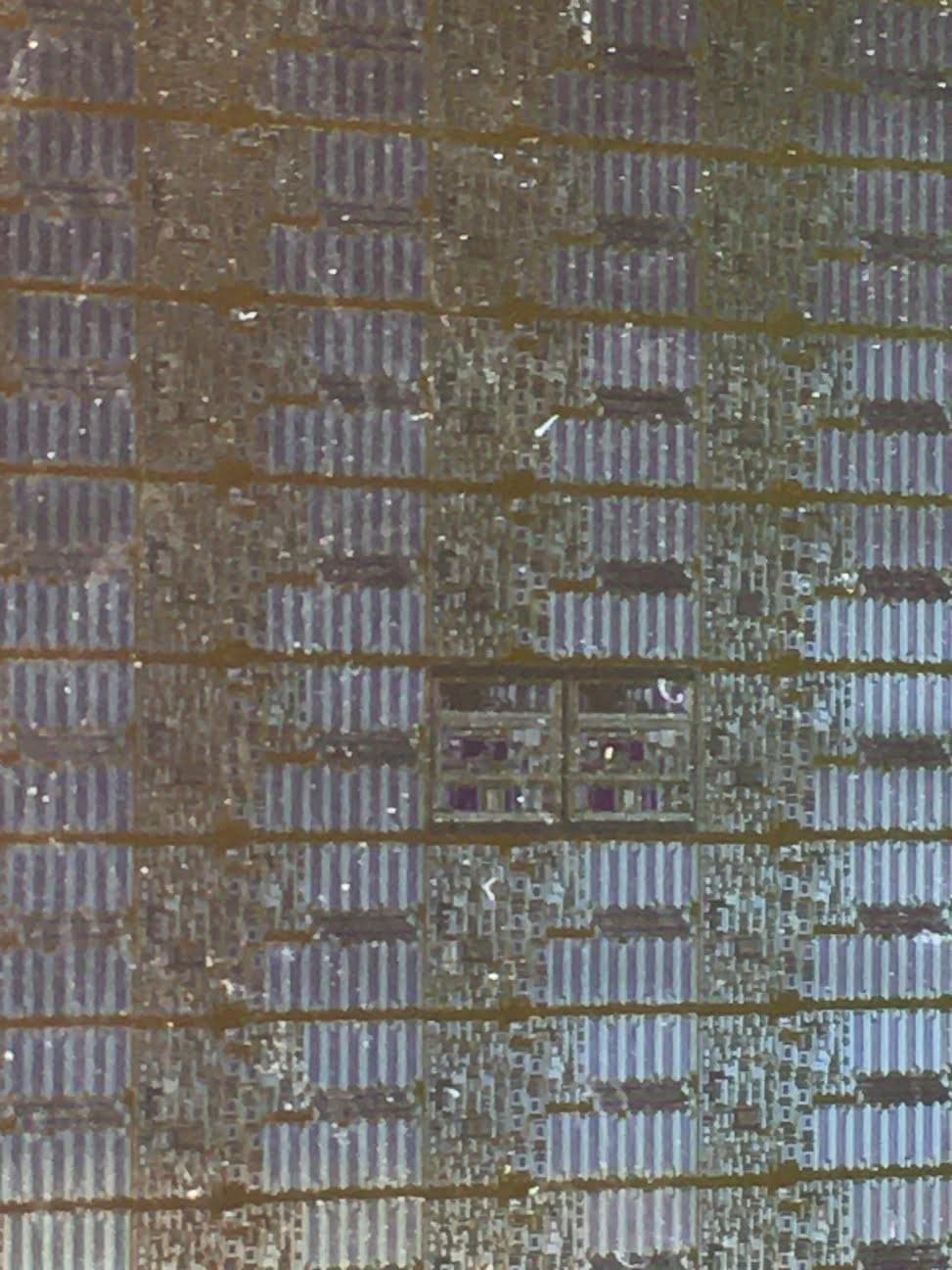 4"  Intersil General Electric? Silicon Wafer 1984   Rare Vintage CPU Chip 3