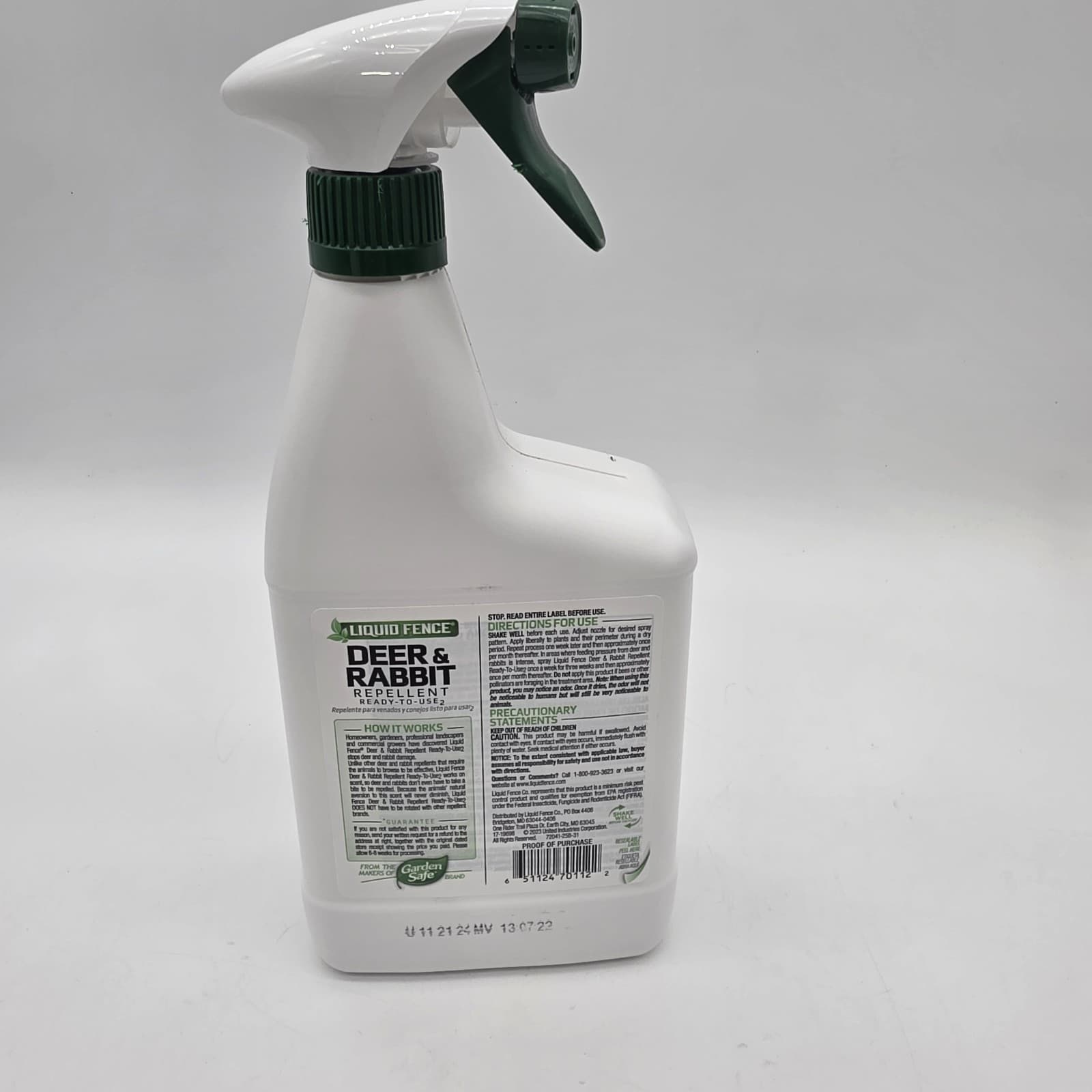 Liquid Fence Deer & Rabbit Repellent 2 PACK! Ready-to-Use, 32-Ounce, 64oz Total 3