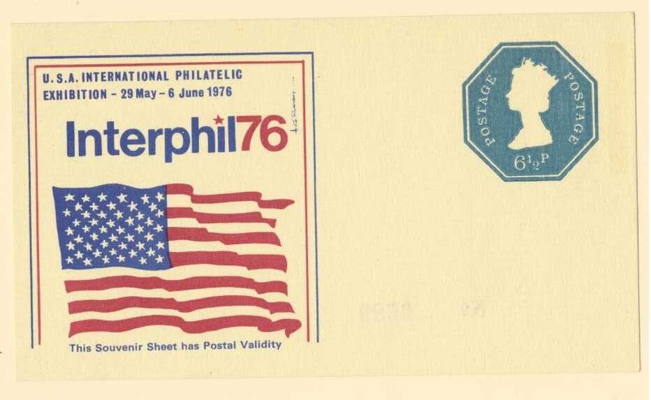 Great Britain 1976 America Bi-Centenary 3 Souvenir Sheets MNH Postally Valid 4