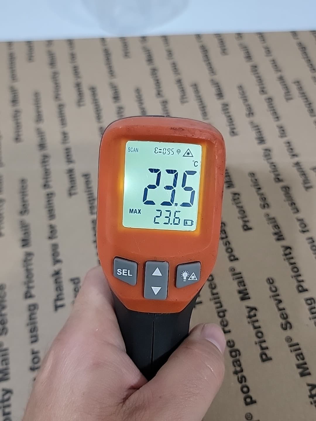 Ames Instruments 12:1 Infrared Laser Thermometer Tested Working! 2