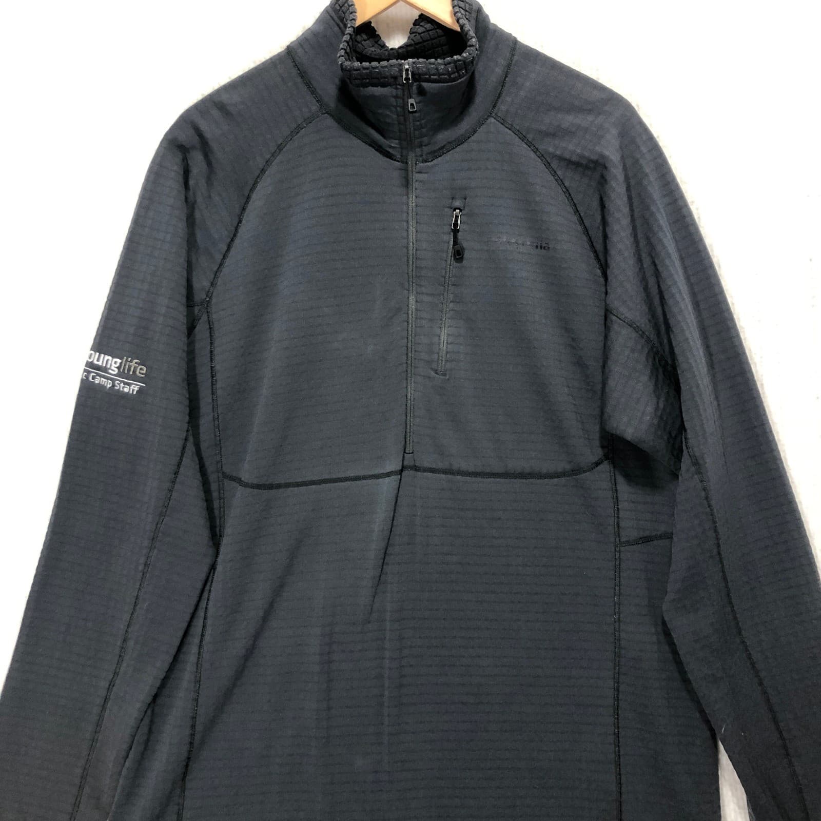 Patagonia Pullover YoungLife Camp Staff Quarter Zip Long Sleeve Men's Size Large 2