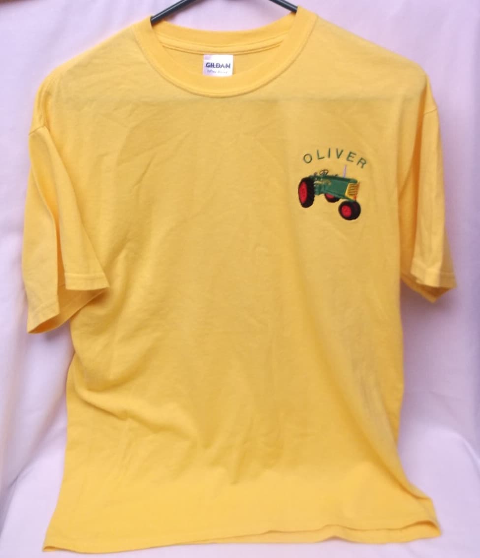 Nice Oliver Tractor Yellow T-Shirt with Tractor