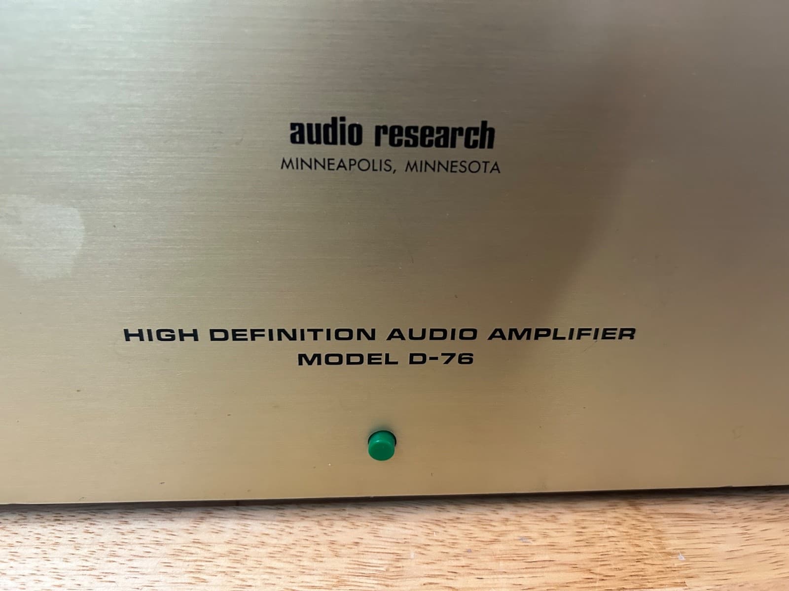 Audio Research D-76 Tube Power Amplfier Fully Tested Excellent Condition 5