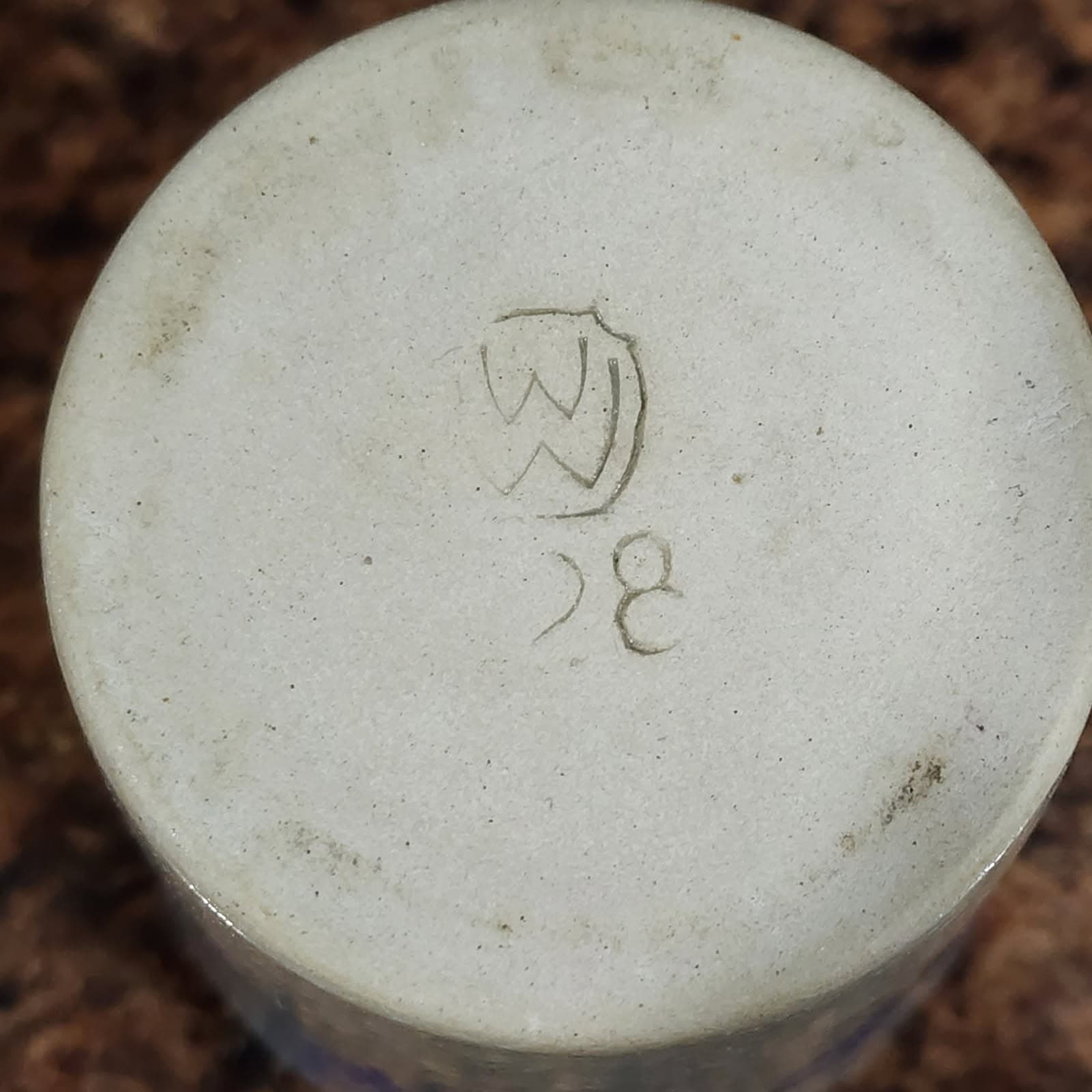 Vintage Lufthansa Airline Stoneware Wine Cup Approx 3.75" Tall & 3" W at Mouth 6