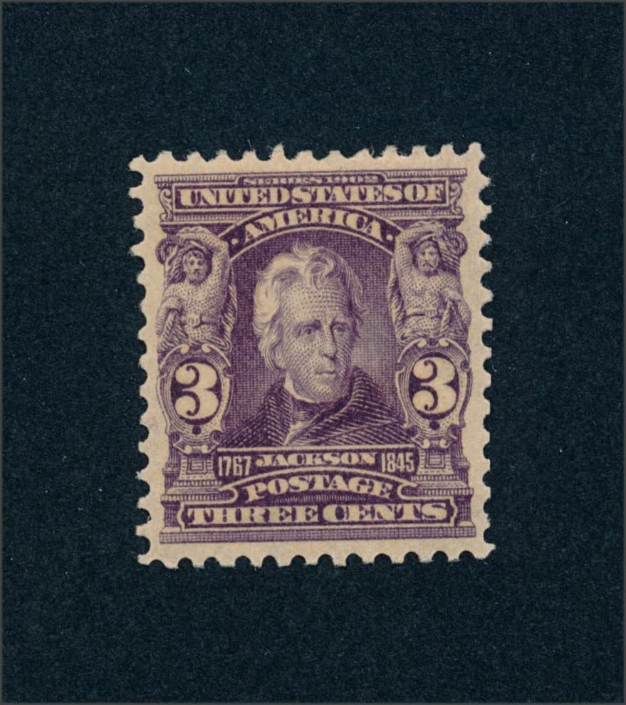 drbobstamps US Scott #302 Mint Hinge Remnant XF+ Stamp Cat $55