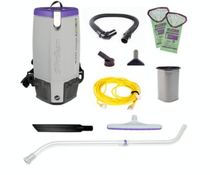 Super Coach Pro 10, 10 qt. Backpack Vacuum Multi-Surface Wand Tool Kit 1073110 2