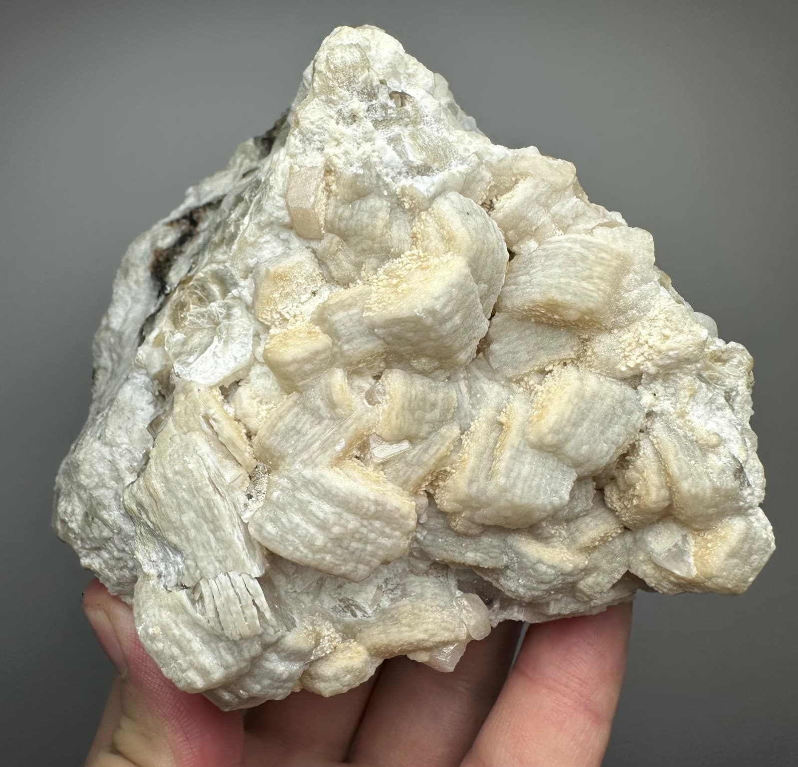 741 Gr. Fluorescent Rare Apatite Crystals Cluster With Mica Cluster On Matrix 5