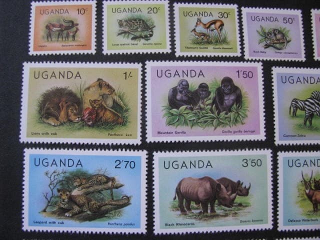 Uganda Stamp Set Scott # 279-292 Unused...Free International Shipping! 2