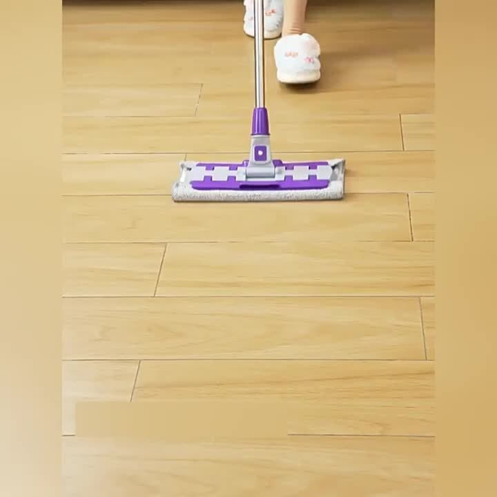 Purple Cloth-Cling Mop - Easy Clean,Living Room Floors & Daily Household Mopping 5