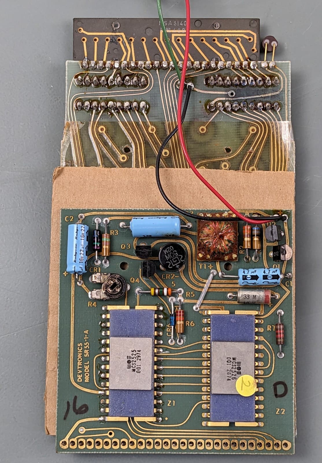 VTG Calculator Chipset ~ Rare MOS MCS2525 MCS2526, NSA5140 LED Display, Working 2