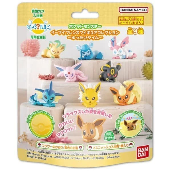 ✨【2025 NEW】Set of 9 Pokemon Eevee Friends Bath Bomb Surprise – Relaxing Time !