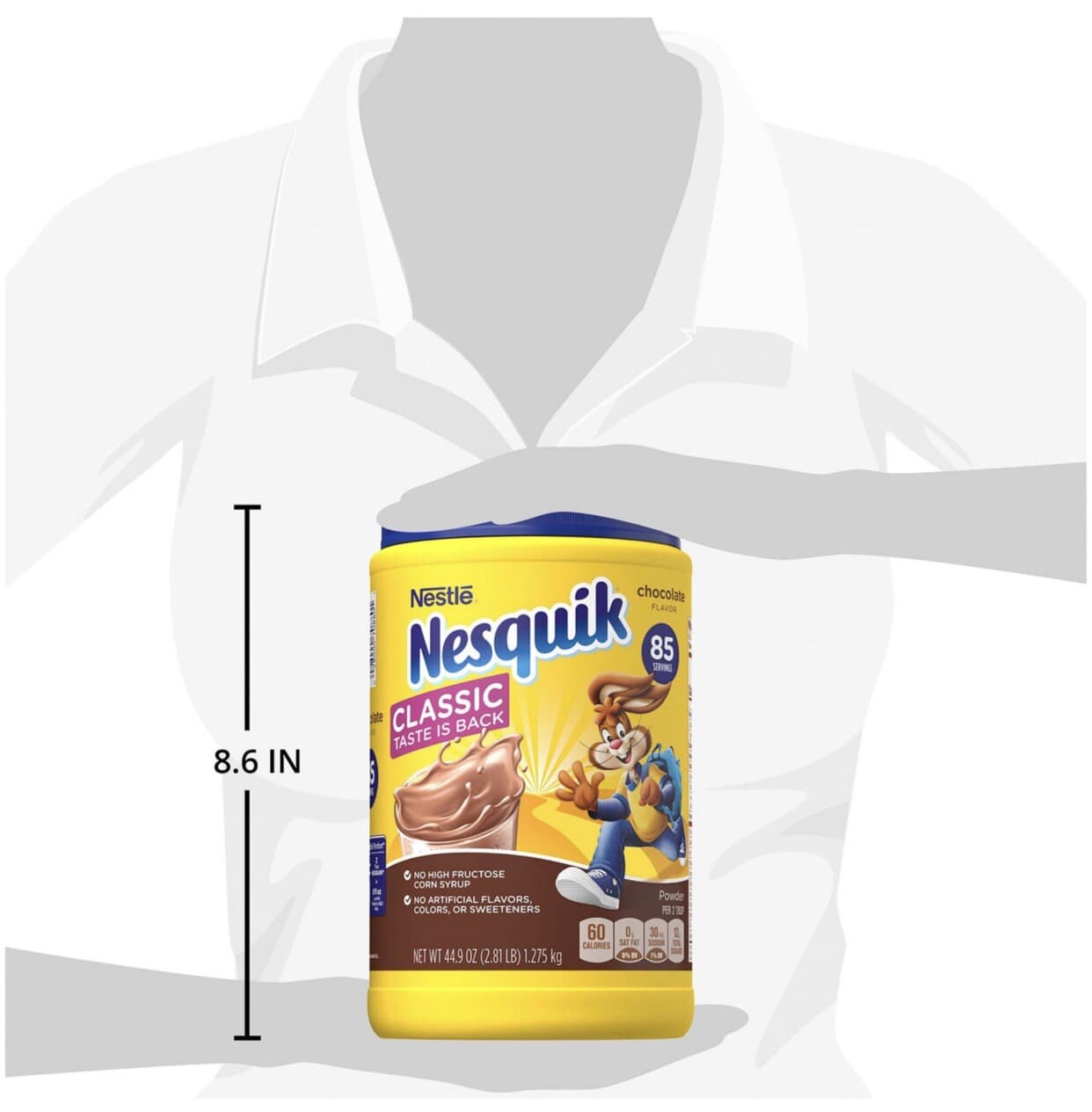**2 Packs**Nesquik Chocolate Powder Drink Mix ( 44.9 oz. Each ) 5