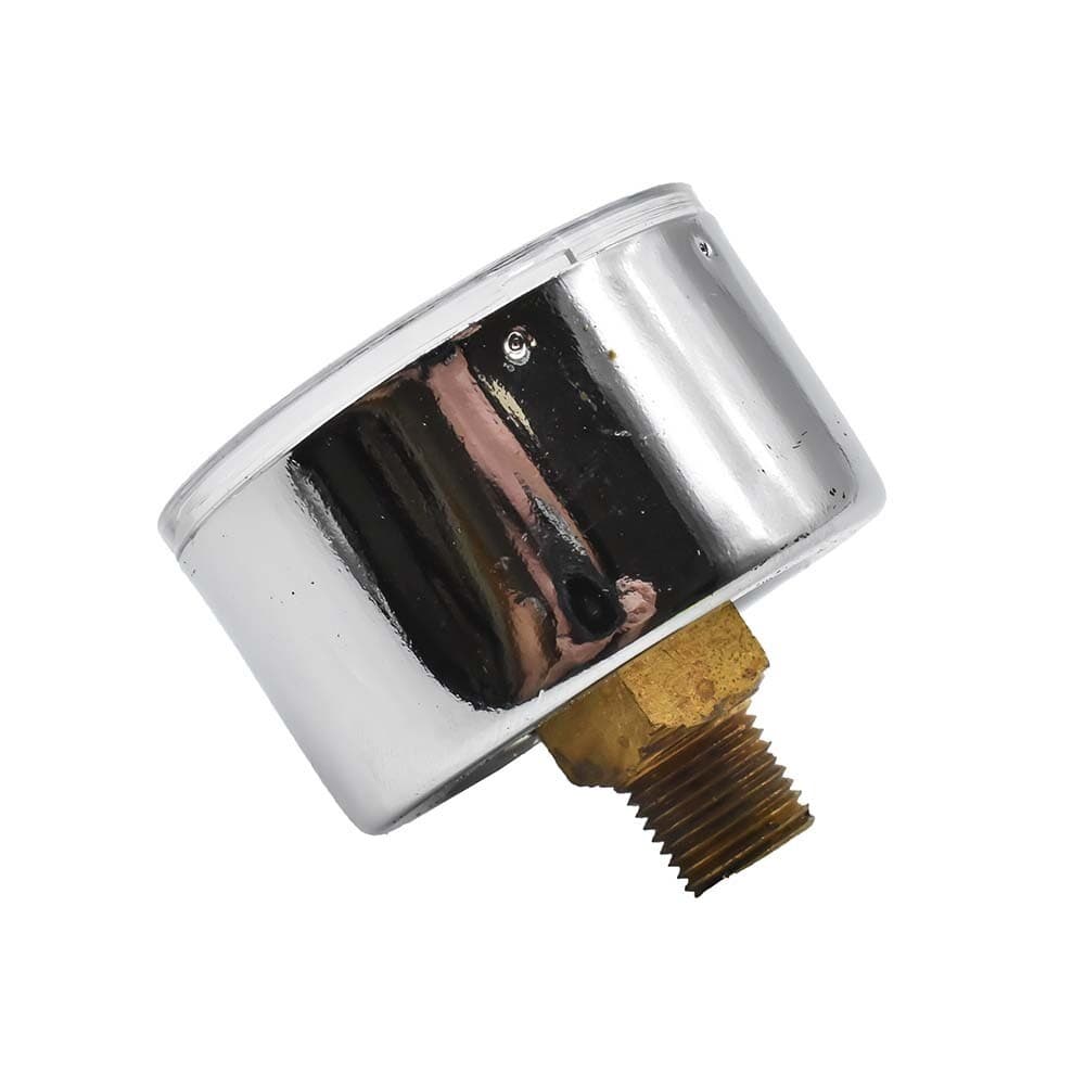 1-1/2" 4000PSI 1/8" NPT Rear Mount Pressure Gauge Chrome Body - G2101-4000 4