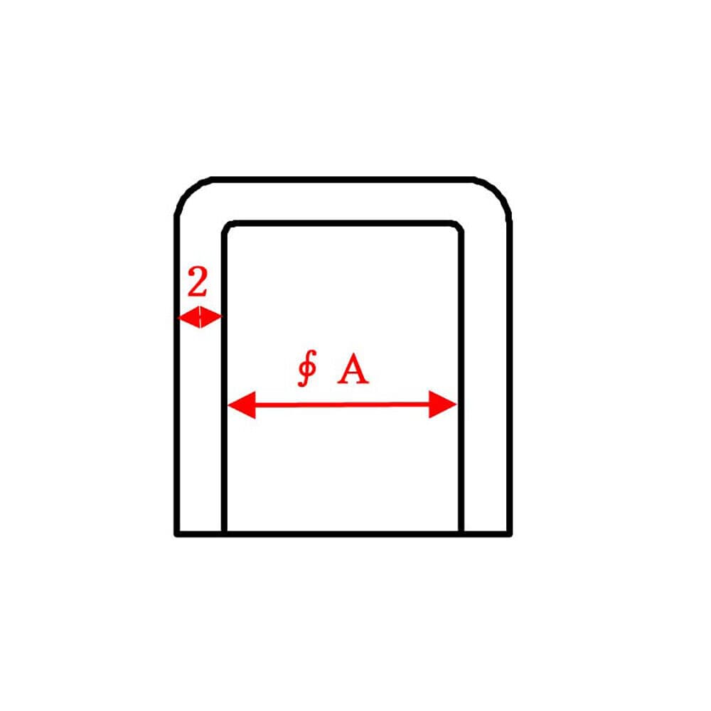 Black End Cap Silicone Rubber Blanking Stopper Cover for Pipe Tube ID 2,8-78,5mm 3
