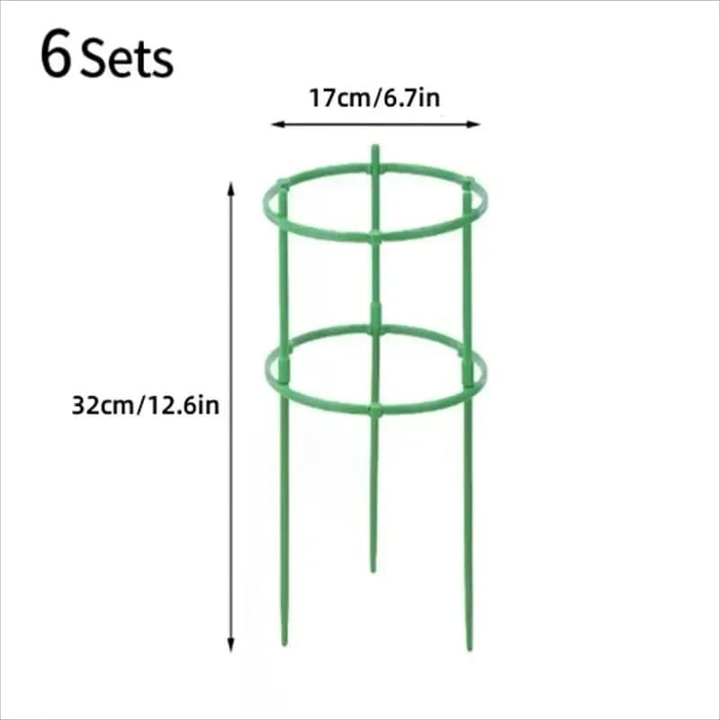 Potted flower plant support pile stackable tomato tower plant cage