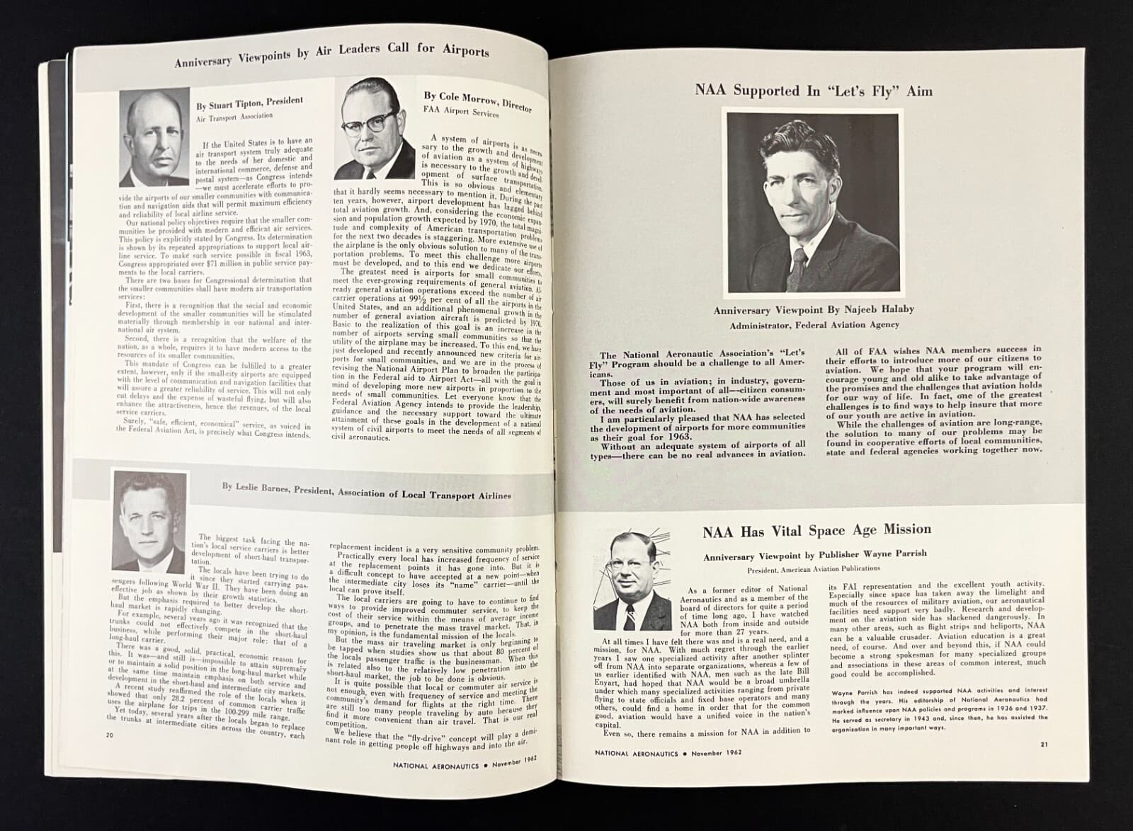 1962 NAA National Aeronautics VTG Magazine Flight 40th Anniversary Planes Pilots 4