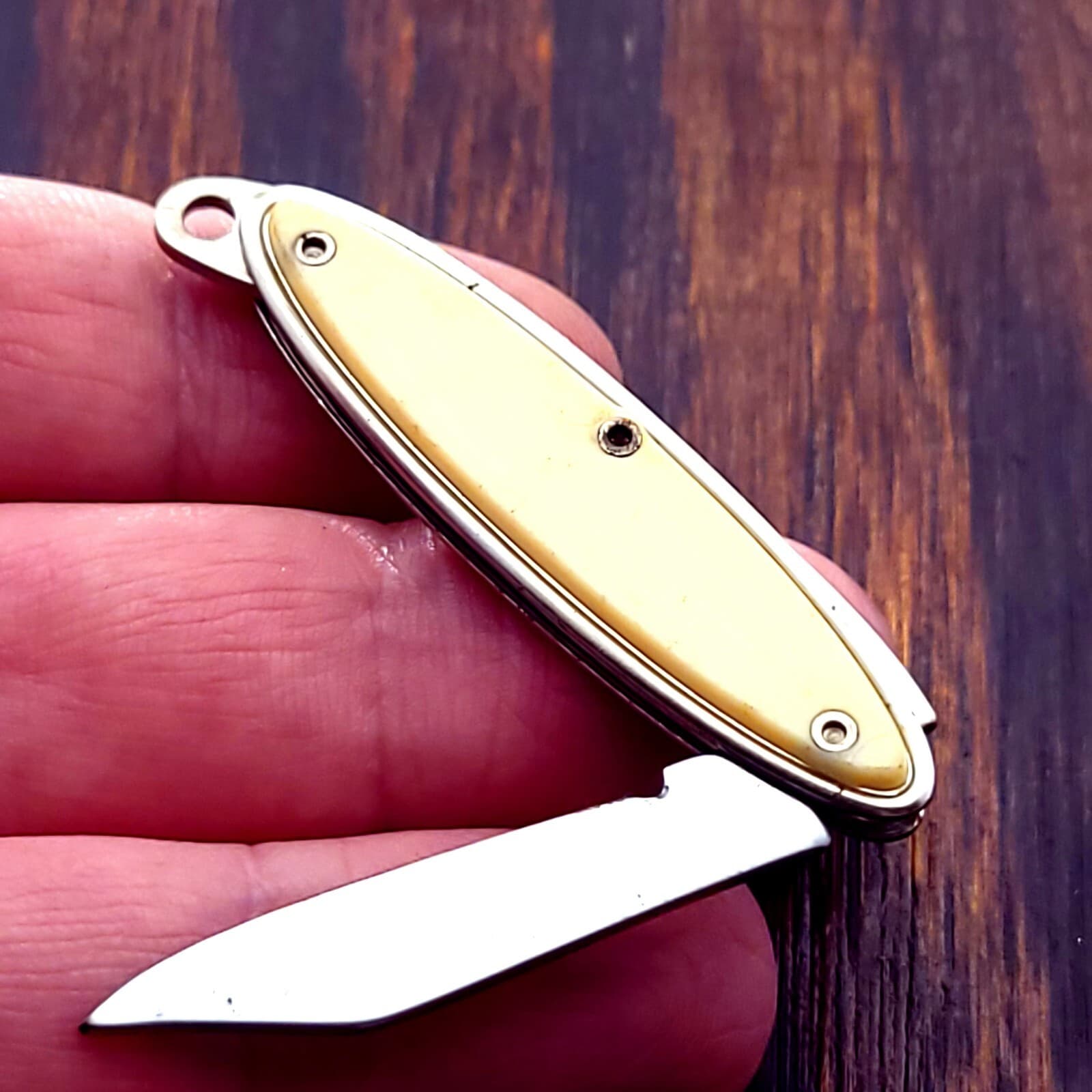 Vintage Prov Cut Co Mini Folding Keychain Knife Made in Usa 2